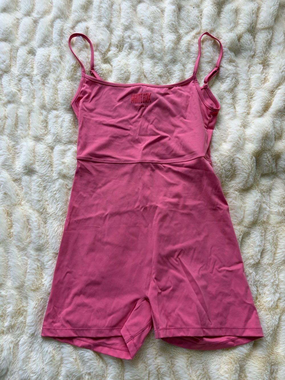 White fox romper